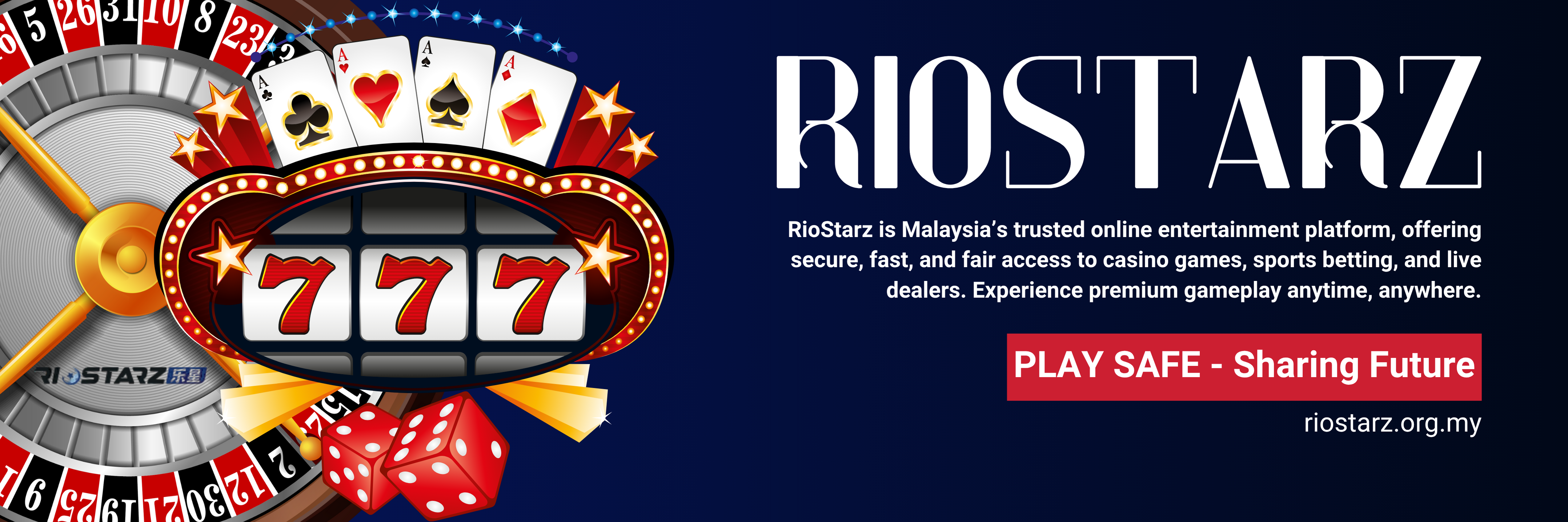 Riostarz – Malaysia Best Online Casino Ever!